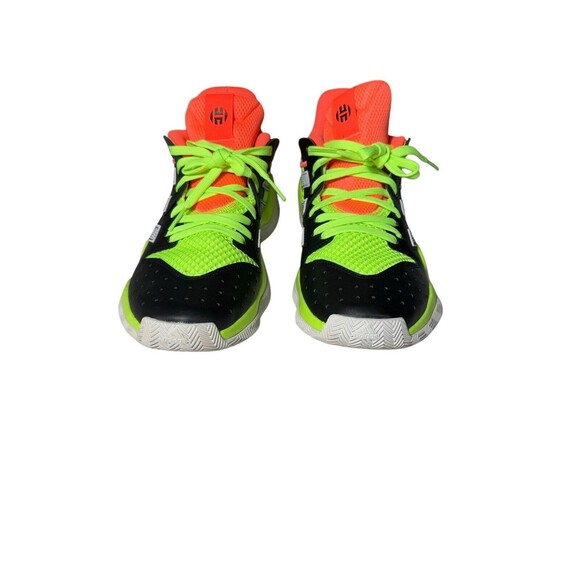 Adidas Harden Stepback Mens 11.5 Basketball Shoe Black Coral Neon Green EF9890 main image 7